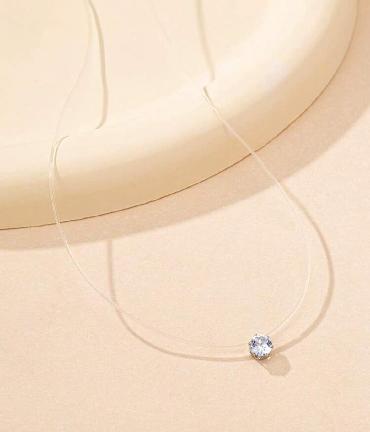 Round Cubic Zirconia Pendant 3 IMG 0301