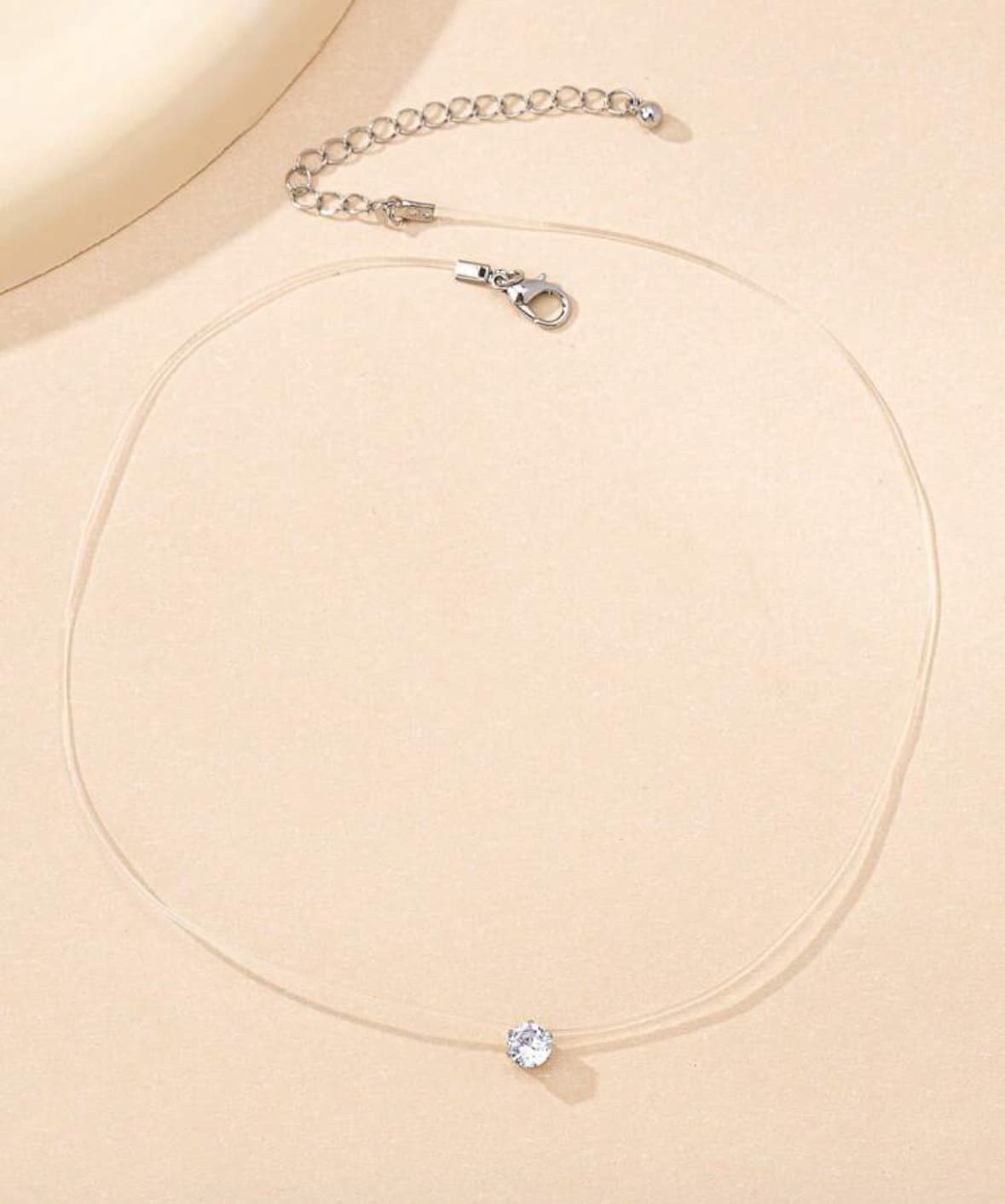 Round Cubic Zirconia Pendant 4 IMG 0302 1