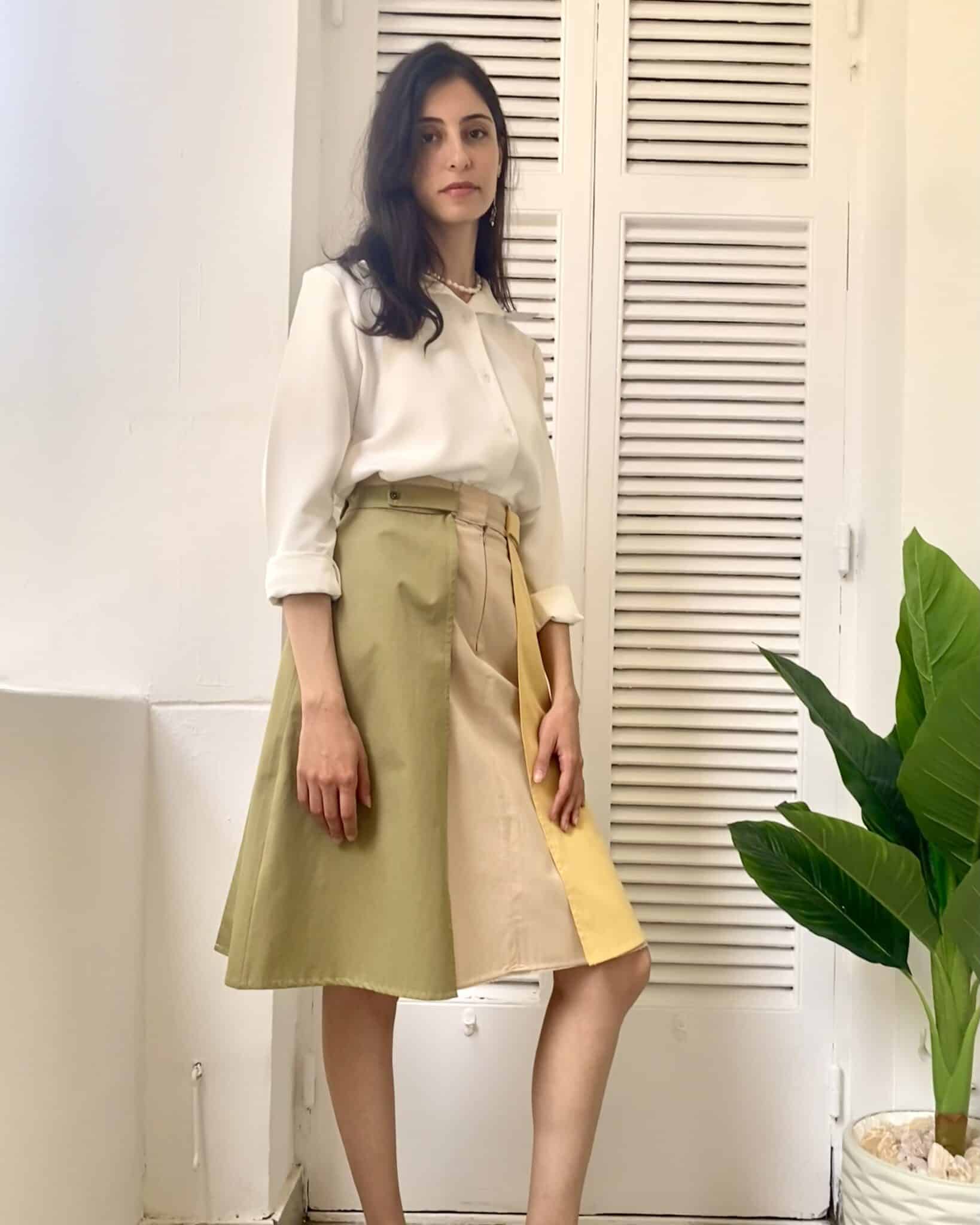 Paneled Gabardine Skirt 5 IMG 0331 1 scaled