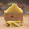 Cucumber Glow Up Soap Bar, a 100% natural, cold-pressed soap that gently reduces puffiness, nourishes the skin with antioxidants, and promotes a healthy, radiant complexion.