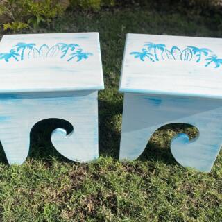 Sea Waves Side Tables