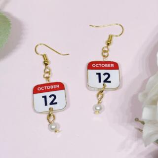 Birthday Date Earrings