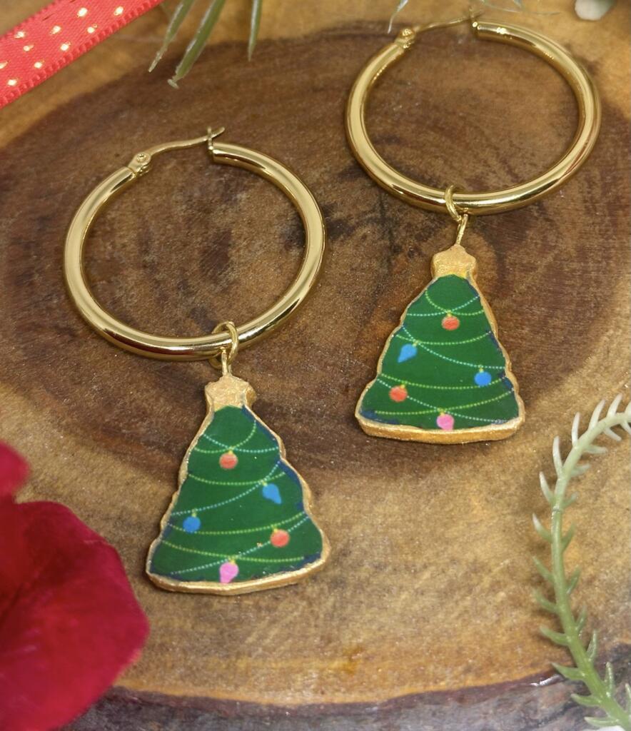 Christmas Tree Earrings