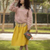 Blush Comfort Sweatshirt with dentelle