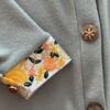 Mint Floral Cuff Cardigan
