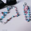 Bluish rosy set of 2