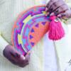Colorful clutch