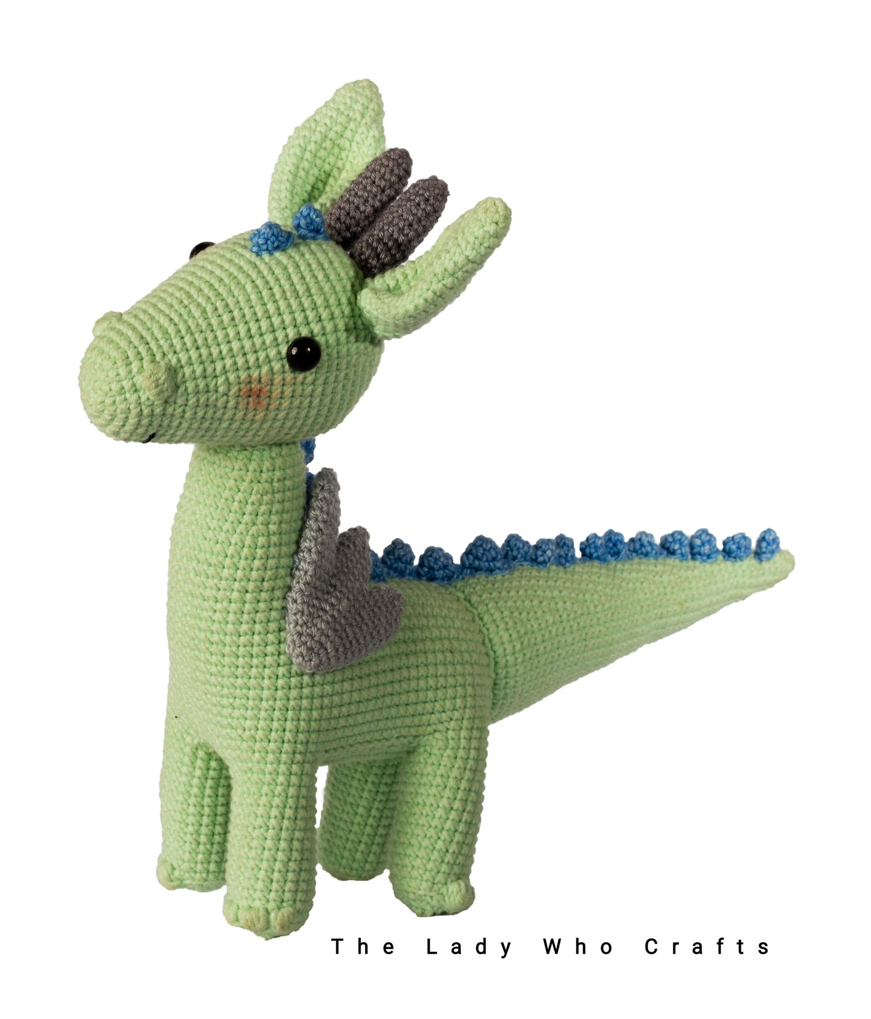 Sprig the dragon,crochet toyπ 2 IMG 20250726 004427 scaled