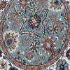 Floral Medallion" Oval Tapestry