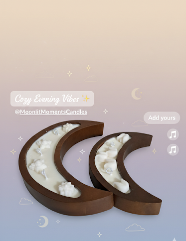 Wooden Crescent Candle 6 IMG 20260127 160627