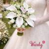 Calla lilies wedding bouquet