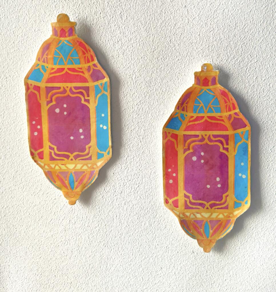 Two Ramadan Wall Lanterns