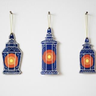 Set of 3 Ramadan Wall Lanterns