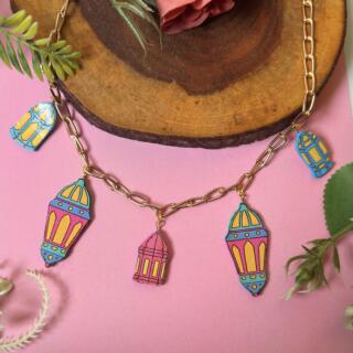 Ramadan Lantern Statement Necklace