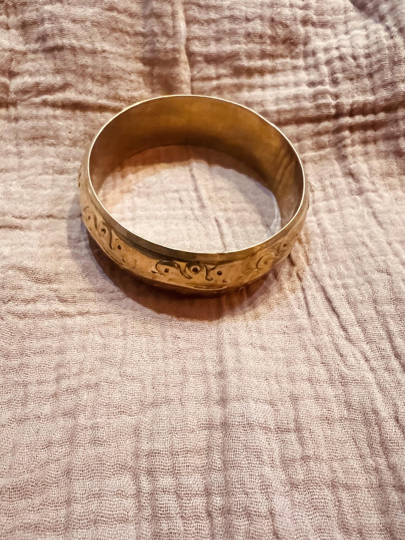 Large size brass bangle 3 IMG 2567 3 scaled