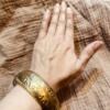 Large size brass bangle
