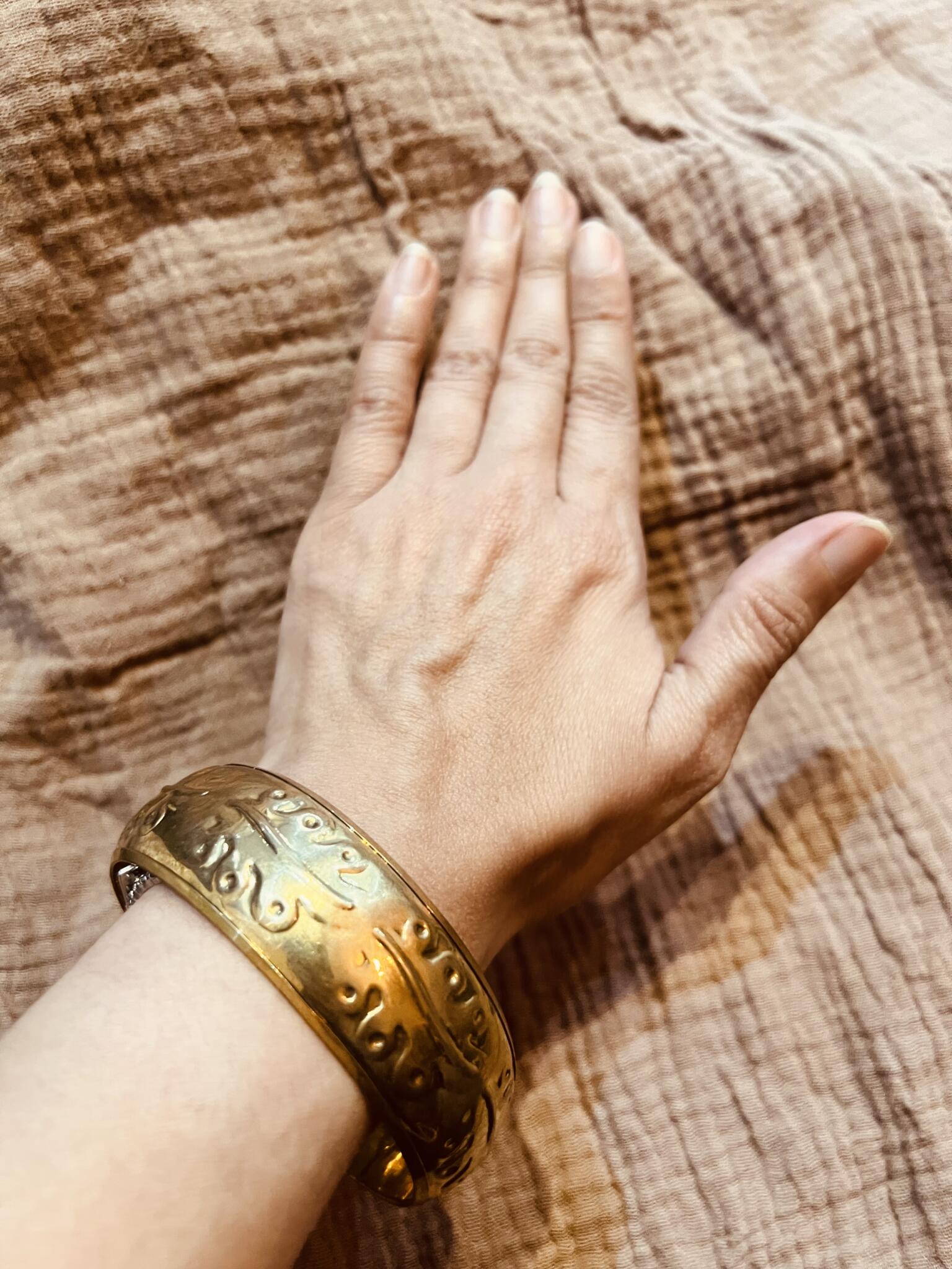 Large size brass bangle 1 Large size brass bangle