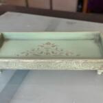 Side table wooden tray