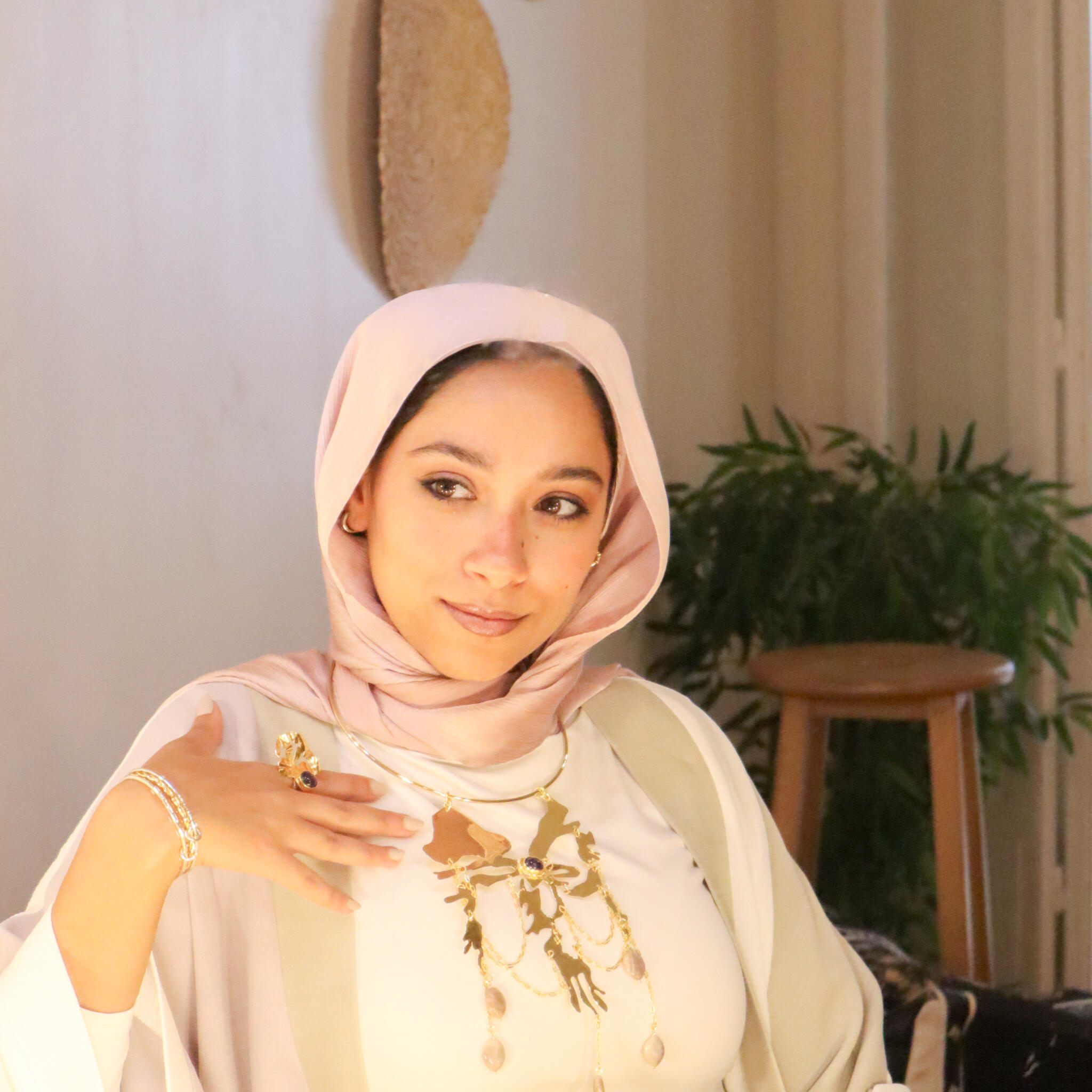 Flower print necklace 4 IMG 2751 scaled