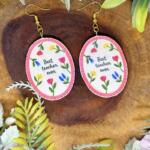''Best Teacher Ever'' Earrings