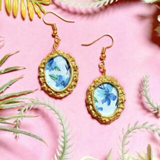 Cameo Frame Earrings