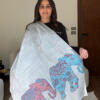 Elephant cashmere shawl
