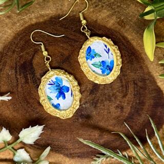 Cameo Frame Earrings