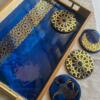 Ramadan resin tray and coasters
