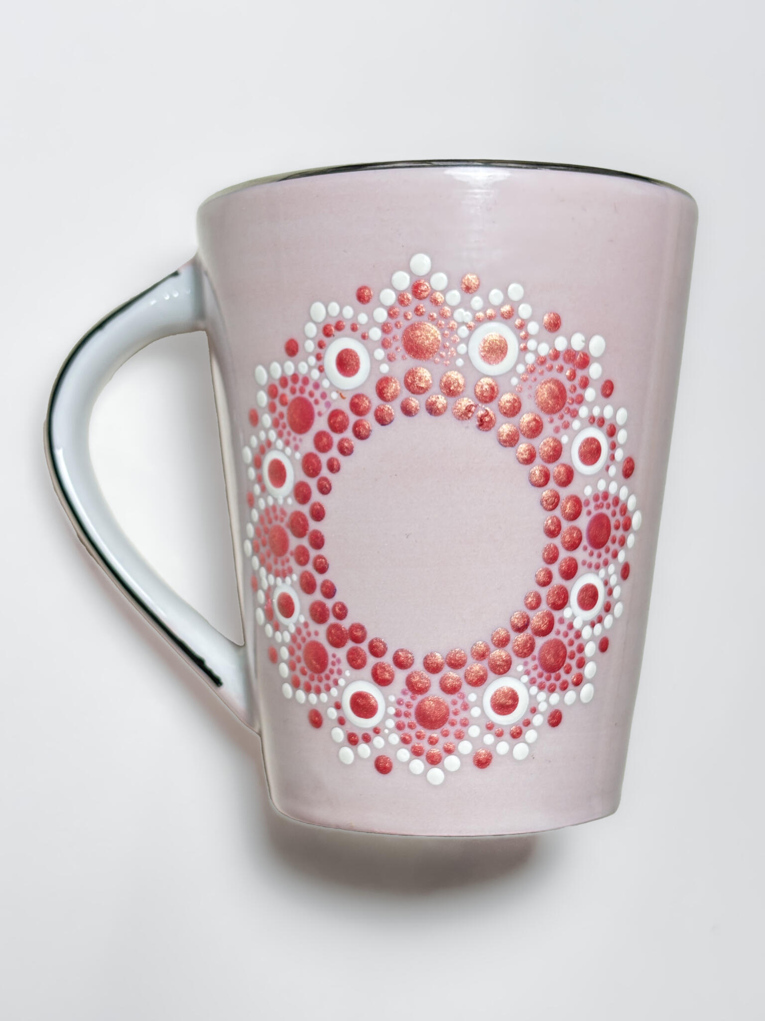 Customized mandala dots mug 1 Customized mandala dots mug