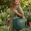 Crochet tote bag