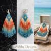 Pink Sands Fringe Earrings