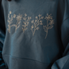 Blooming Dawn Hand-embroidered Sweatshirt
