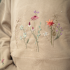 Fairy Garden Hand-embroidered Sweatshirt
