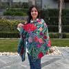 Printed embroidery shawl 1