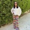 Summer Colorful Crochet Pants