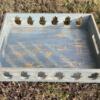 Retro Blue Kaf Tray