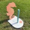 Coral Sea Horse Kitchen Roll Holder