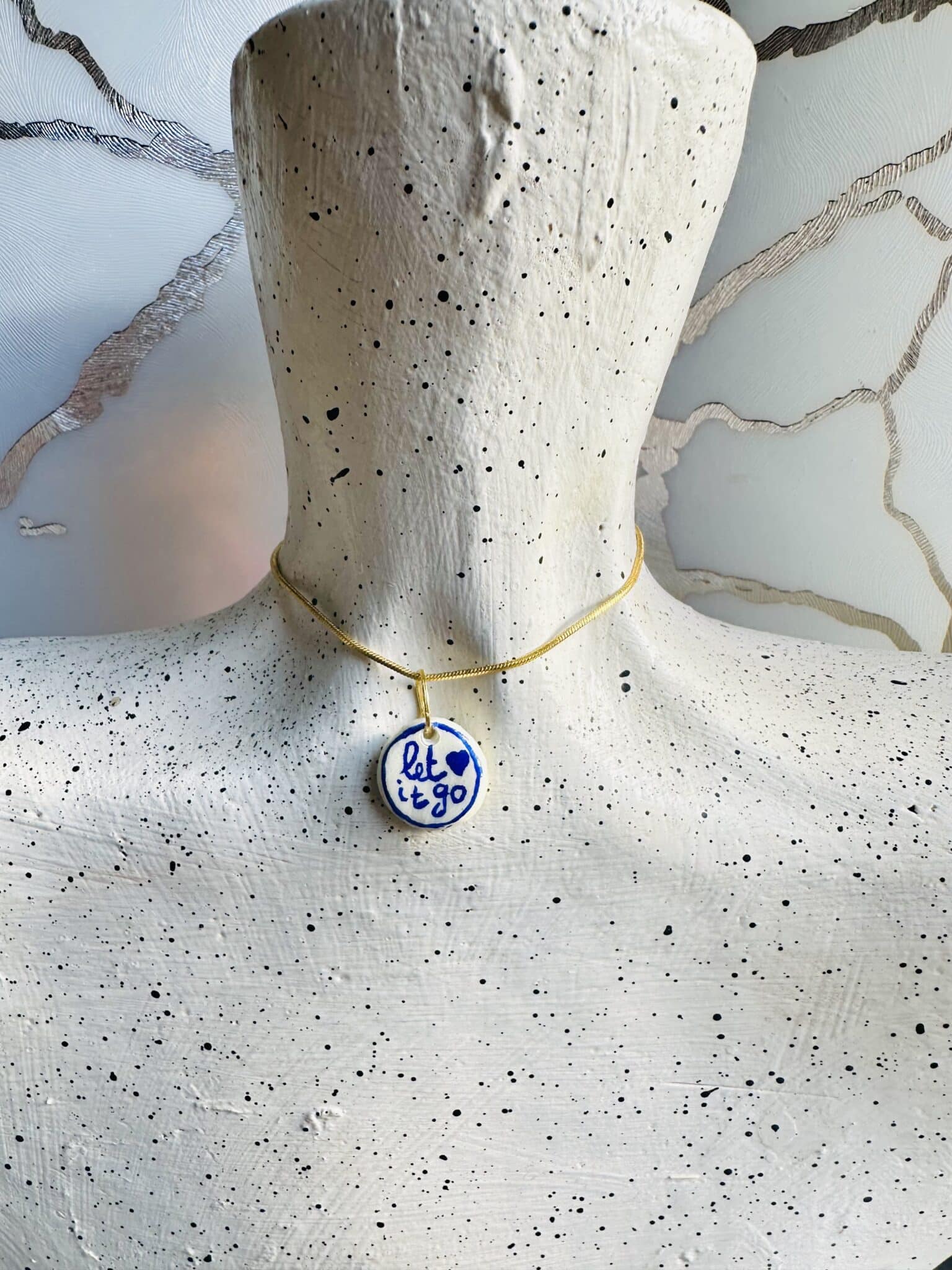 "Let it go" Necklace 2 Let it go earring