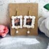 Vintage painting Earrings