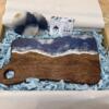 Set of Charcuterie Board and Coasters