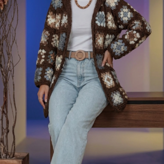 Medium length cardigan