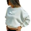 cropped sweatshirt
