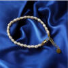 Namaste simple pearl bracelet
