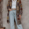 Knee length cardigan