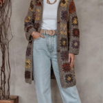 Knee length cardigan