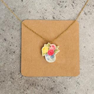 Floral Vase Necklace