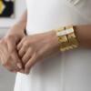 Bracelet gold x white