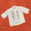 Painted linen shirt