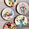 "Red Fleuri" Wall Plates Collection