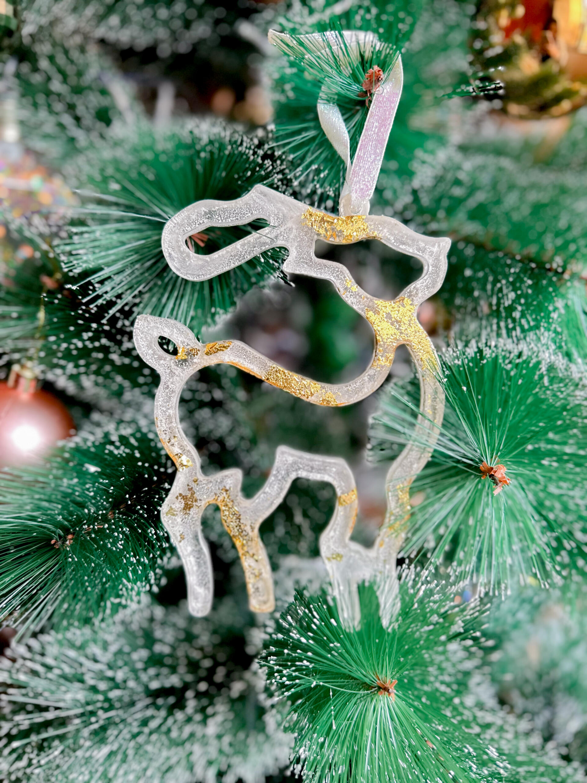 Christmas Tree- The Golden Reindeer Ornament 4 IMG 7985 scaled